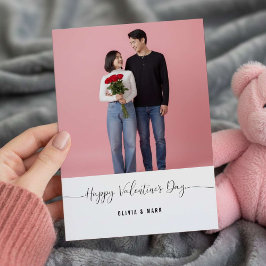 Tarjeta Festiva valentines day custom photo collage Valentines 