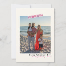 Tarjeta Festiva Valentine's Day- Photo Card- Heart Washi Tape