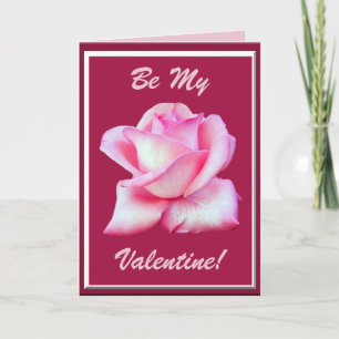 Tarjeta Festiva Valentines Day Rose Card