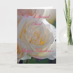 Tarjeta Festiva Valentine's For Aunt Card