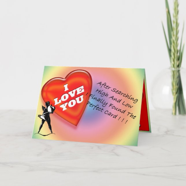 Tarjeta Festiva Valentines Gift Card (Anverso)