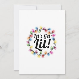 Tarjeta Festiva ¡Vamos a iluminarnos! – Diseño festivo de luces de