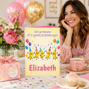 Tarjeta Festiva ¡Vamos a Volvernos Locos Es Tu Cumpleaños