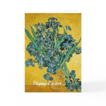 Van Gogh Yellow Iris Floral Vintage Easter
