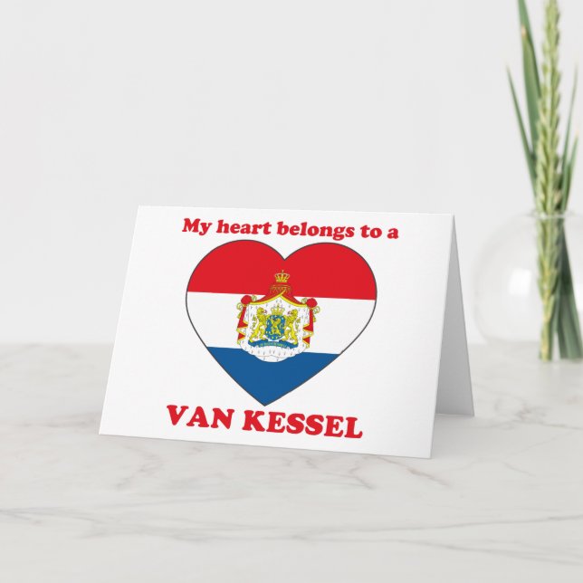 Tarjeta Festiva Van Kessel (Anverso)