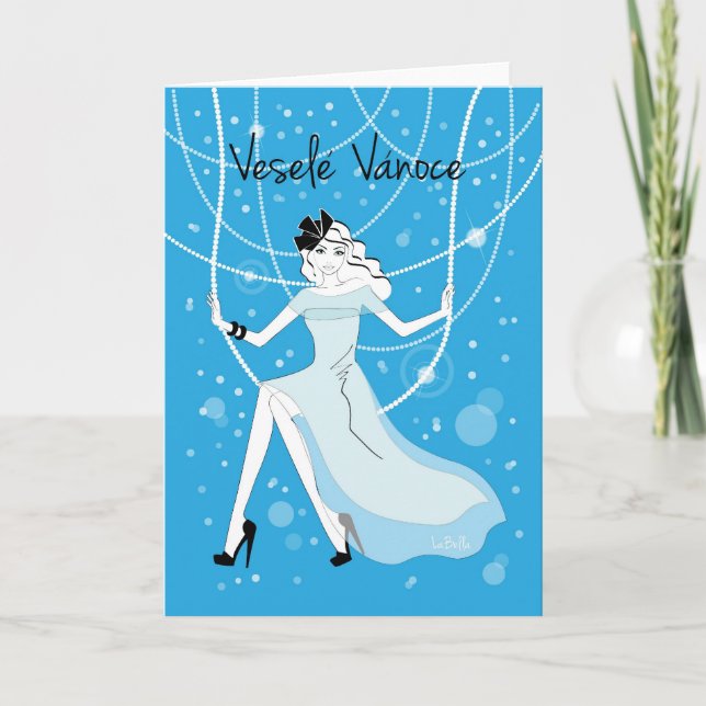 Tarjeta Festiva Vánoční pohled (Anverso)