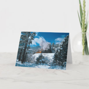 Tarjeta Festiva Vapor de invierno