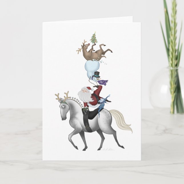 Tarjeta Festiva Vaulación de vacaciones (Anverso)