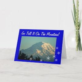 Tarjeta Festiva Vaya lo dicen en el Monte Rainier