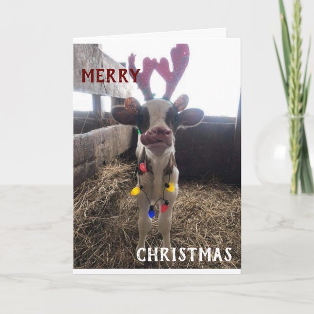 TARJETA FESTIVA VECINOS DESEARON FELIZ AÑO NUEVO (Anverso)