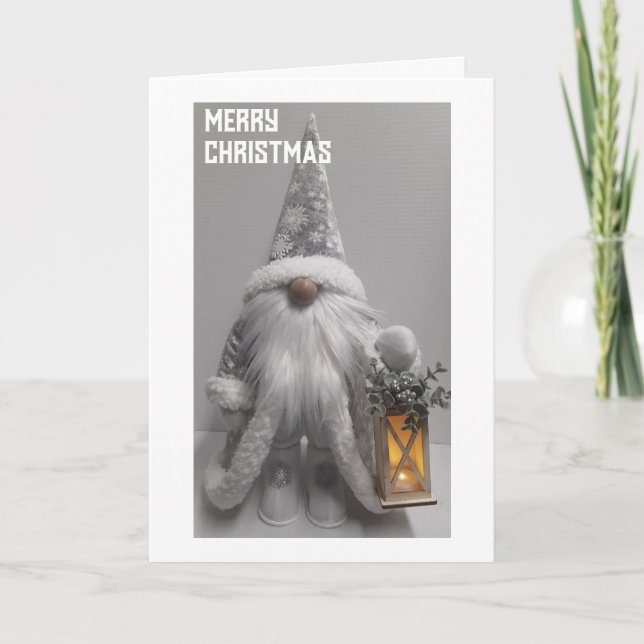 TARJETA FESTIVA VECINOS DESEARON FELIZ NAVIDAD/FELIZ HERMANO DE AÑ (Anverso)