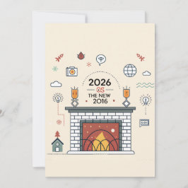 Tarjeta Festiva Vector de Cultura Digital 2026 Es El Nuevo 2016