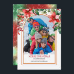 Tarjeta Festiva Vegetación floral Crea tu propia foto Personalizad<br><div class="desc">Verdor floral Crea tu propia tarjeta de festividades y Navidades Personalizados.</div>