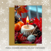 Vela de Navidades de golf ・ Oro