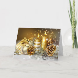 Tarjeta Festiva Velas y conos
