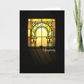 TARJETA FESTIVA VENTANA DE IGLESIA