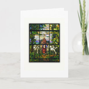 TARJETA FESTIVA VENTANA DE IGLESIA - BOMBA DE PASO