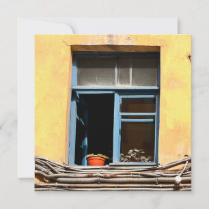 Tarjeta Festiva Ventana en San Petersburgo