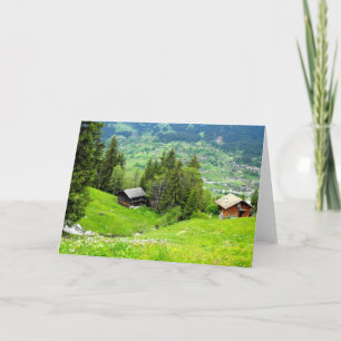 Tarjeta Festiva Verano alpino en Suiza