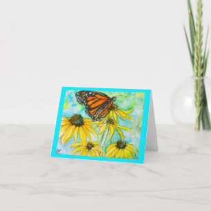 Tarjeta Festiva Verano en el jardín