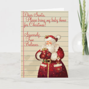 Tarjeta Festiva Verdaderos Navidades creyentes