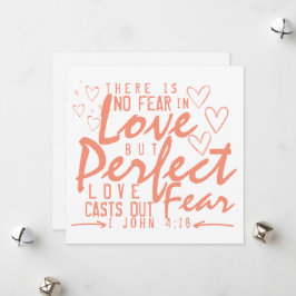 Tarjeta Festiva Versículo Bíblico del Día de San Valentín: 1 Juan