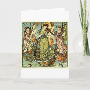 Tarjeta Festiva Vi Tres Buques