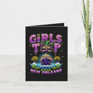 Tarjeta Festiva Viaje de chicas 2026 Nueva Orleans
