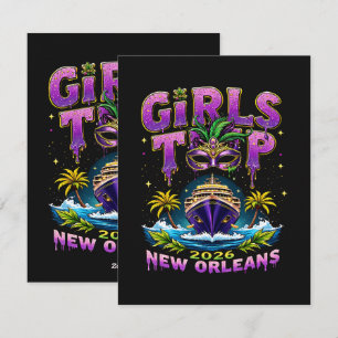 Tarjeta Festiva Viaje de chicas 2026 Nueva Orleans