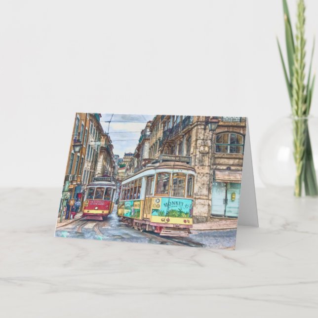 Tarjeta Festiva Viaje de cosecha en Portugal (Anverso)