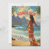 Viaje de estilo vintage en Hawái Honolulu Mid-Paci