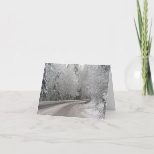 Tarjeta Festiva Viaje del invierno