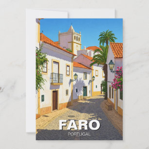 Tarjeta Festiva Viaje en Algarve de Faro Portugal
