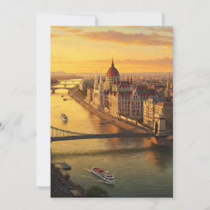 Tarjeta Festiva Viajes al Parlamento de Budapest Hungría