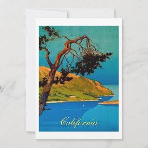 Tarjeta Festiva Viajes costeros de California