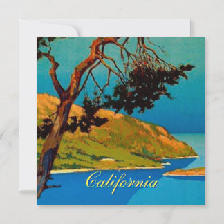 Tarjeta Festiva Viajes costeros de California