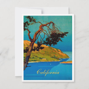 Tarjeta Festiva Viajes costeros de California