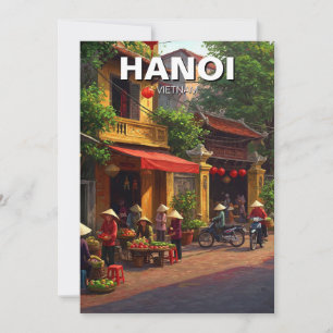 Tarjeta Festiva Viajes de Hanoi Vietnam