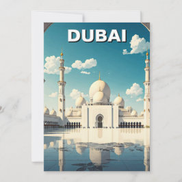 Tarjeta Festiva Viajes de la Gran Mezquita de Dubai