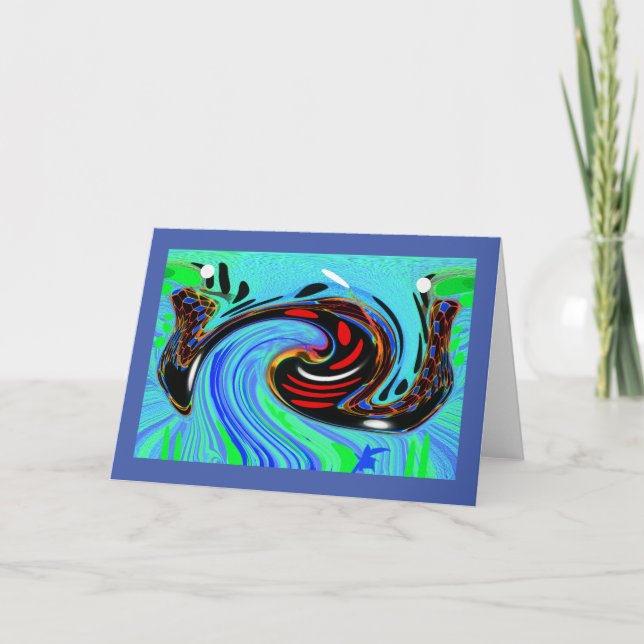 Tarjeta Festiva Viajes interestelares (Anverso)