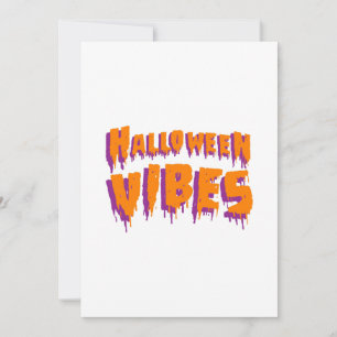 Tarjeta Festiva Vibraciones de Halloween