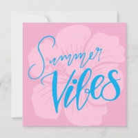 Vibraciones de Verano con Flor de Hibisco – Rosa y