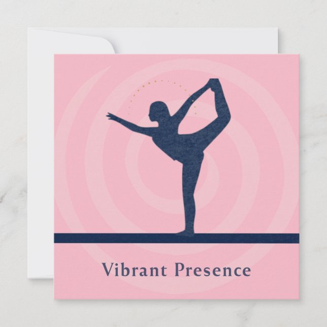 Tarjeta Festiva Vibrant Presence Art Card (Anverso)