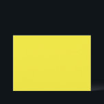 Tarjeta Festiva Vibrant Solid Yellow Background<br><div class="desc">A vibrant solid yellow background with a bright, clean texture—ideal for bold, modern, and uplifting design projects. Inject your design projects with energy and positivity using this Vibrant Solid Yellow Background – Bright Minimal Texture. Featuring a bold yet clean flat fill, this background radiates warmth, cheerfulness, and clarity. Its high-resolution...</div>