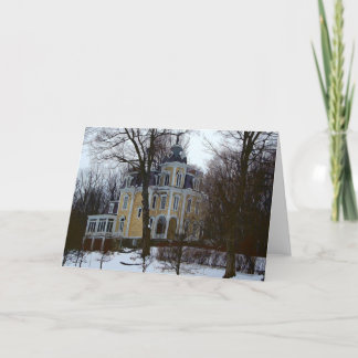 Tarjeta Festiva Victorian hivernal
