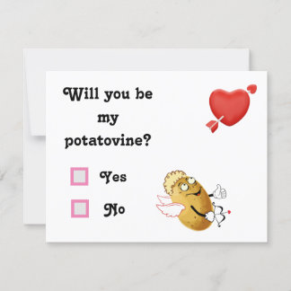 Tarjeta Festiva Vid de papa Cupido Comprueba Sí o No