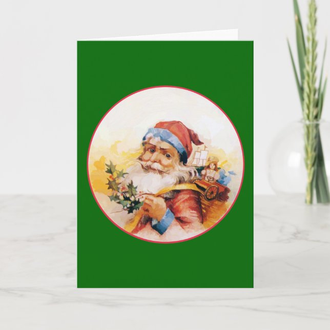 TARJETA FESTIVA VIEJO SAN NICOLÁS (Anverso)