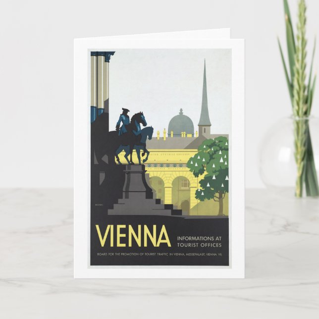 Tarjeta Festiva Viena Austria - Viajes de época (Anverso)