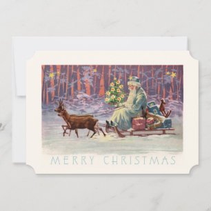 Tarjeta Festiva Viena Woods Santa