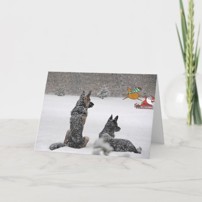 Tarjeta Festiva Viene Santa (Anverso)